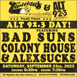 Alt 92.3 Day: Bad Suns, Colony House & Alexsucks at Bad Suns Tour